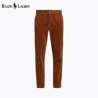 Ralph Lauren Straight Fit Stretch Corduroy Pant Black - Velmont & Rossi