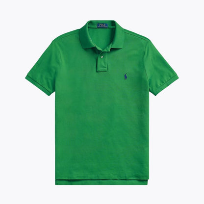 Ralph Lauren The Iconic Mesh Polo Shirt Royal/Yellow - Velmont & Rossi