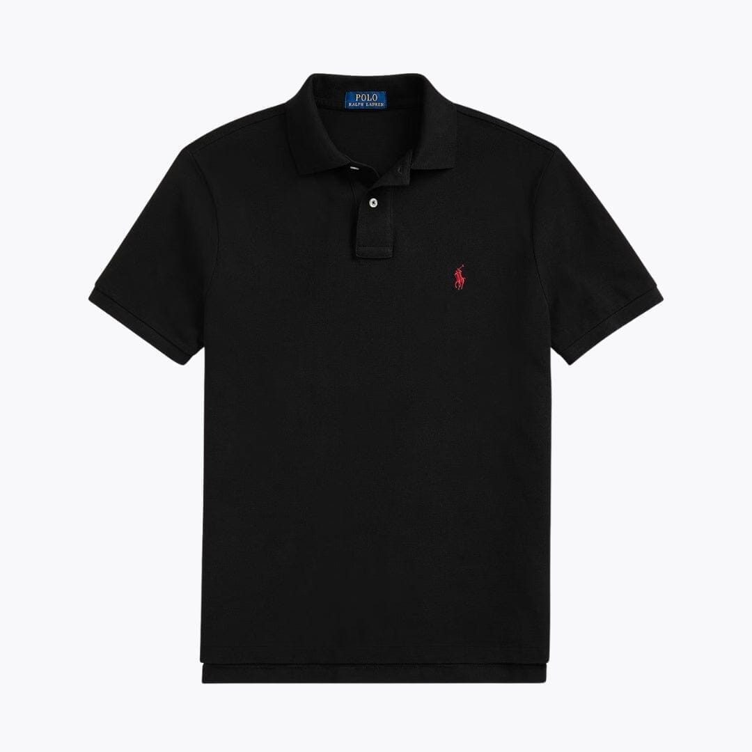 Ralph Lauren The Iconic Mesh Polo Shirt Royal/Yellow - Velmont & Rossi