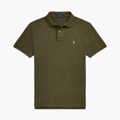 Ralph Lauren The Iconic Mesh Polo Shirt Royal/Yellow - Velmont & Rossi