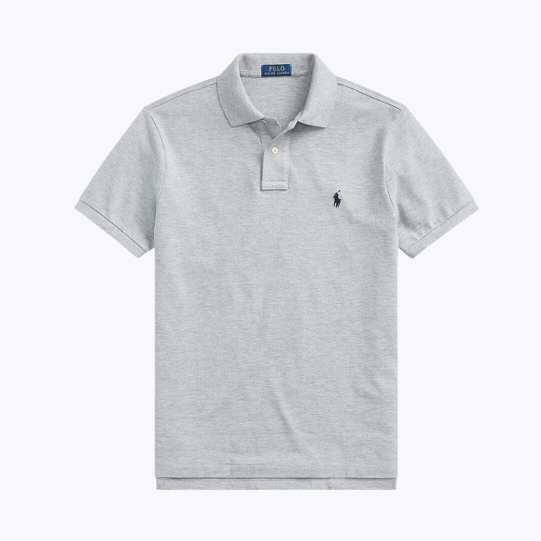 Ralph Lauren The Iconic Mesh Polo Shirt Black/Red - Velmont & Rossi