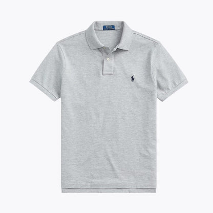 Ralph Lauren The Iconic Mesh Polo Shirt Black/Red - Velmont & Rossi