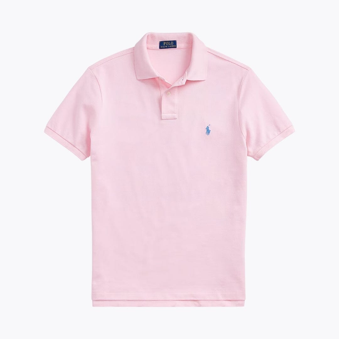 Ralph Lauren The Iconic Mesh Polo Shirt Royal/Yellow - Velmont & Rossi