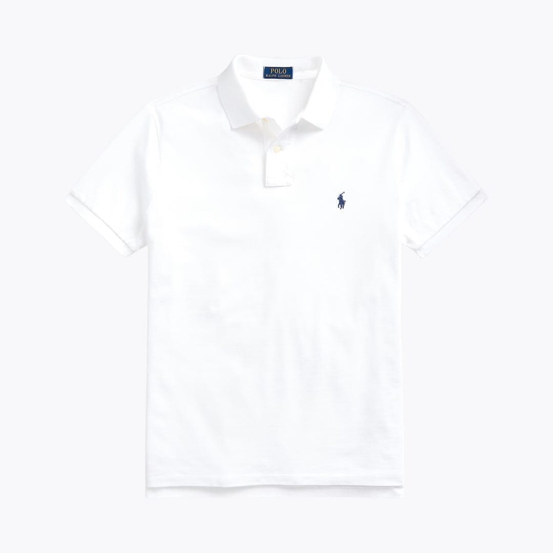 Ralph Lauren The Iconic Mesh Polo Shirt Black/Red - Velmont & Rossi
