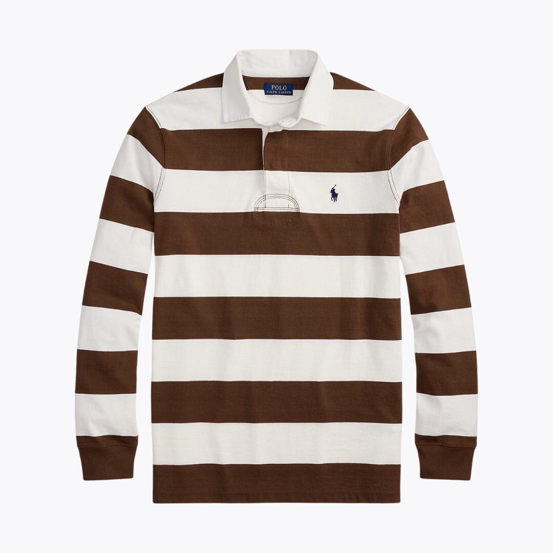 Ralph Lauren The Iconic Rugby Shirt Classic Wine/Cream - Velmont & Rossi
