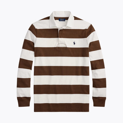 Ralph Lauren The Iconic Rugby Shirt Classic Wine/Cream - Velmont & Rossi