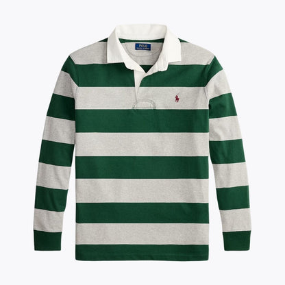 Ralph Lauren The Iconic Rugby Shirt Classic Wine/Cream - Velmont & Rossi