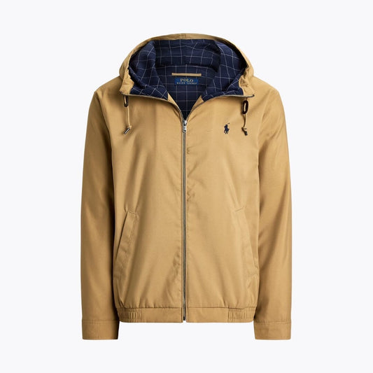 Ralph Lauren Twill Hooded Jacket Camel - Velmont & Rossi