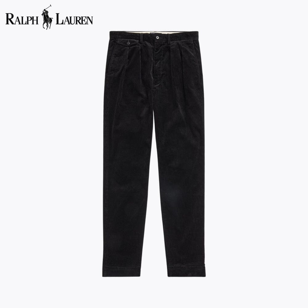 Ralph Lauren Whitman Relaxed Fit Corduroy Pant Black - Velmont & Rossi