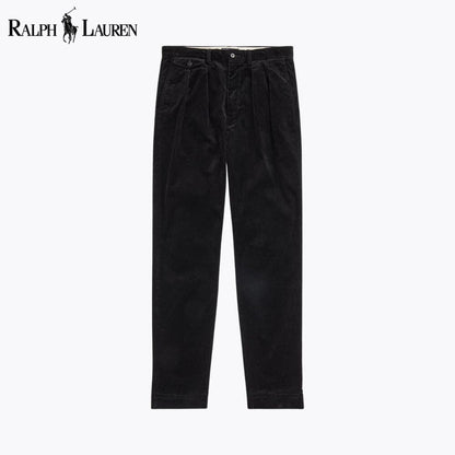 Ralph Lauren Whitman Relaxed Fit Corduroy Pant Black - Velmont & Rossi