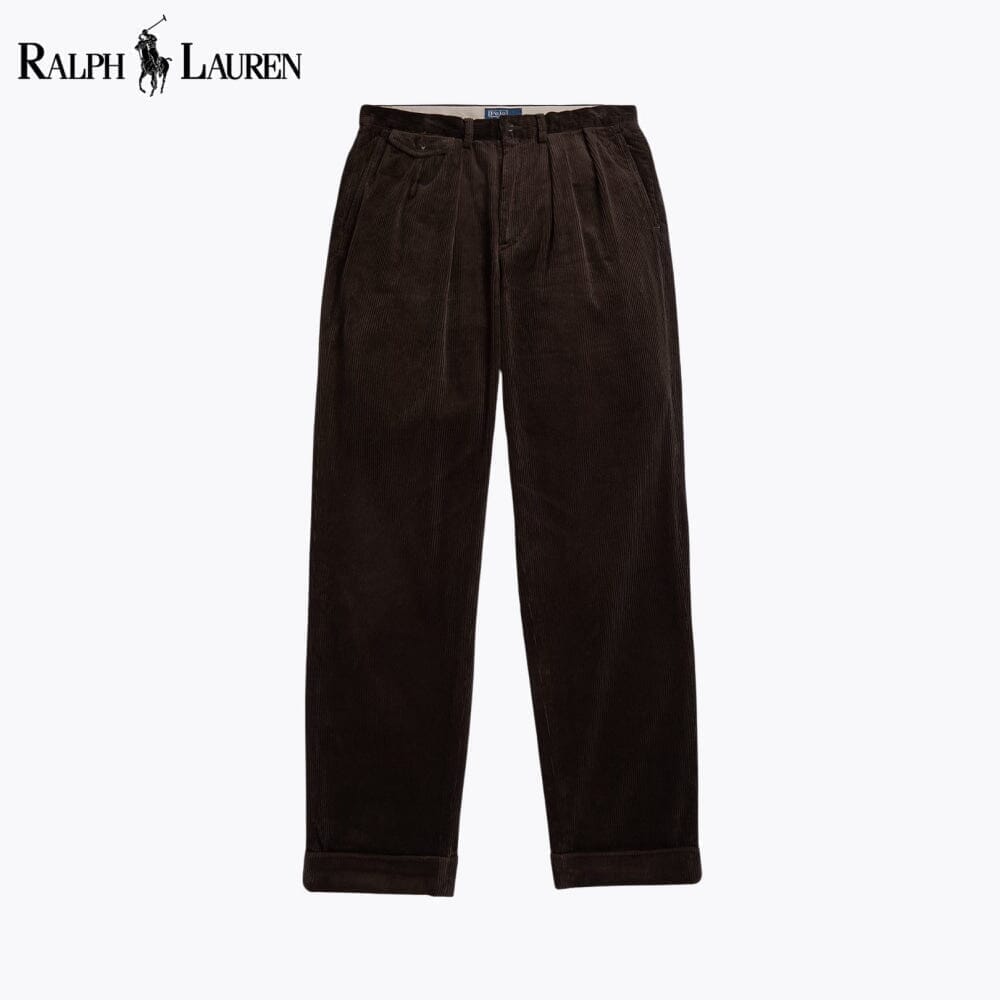 Ralph Lauren Whitman Relaxed Fit Corduroy Pant Black - Velmont & Rossi