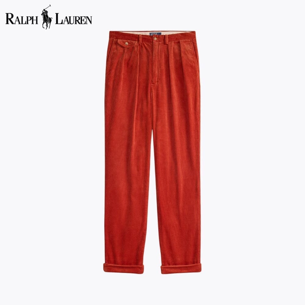 Ralph Lauren Whitman Relaxed Fit Corduroy Pant Black - Velmont & Rossi