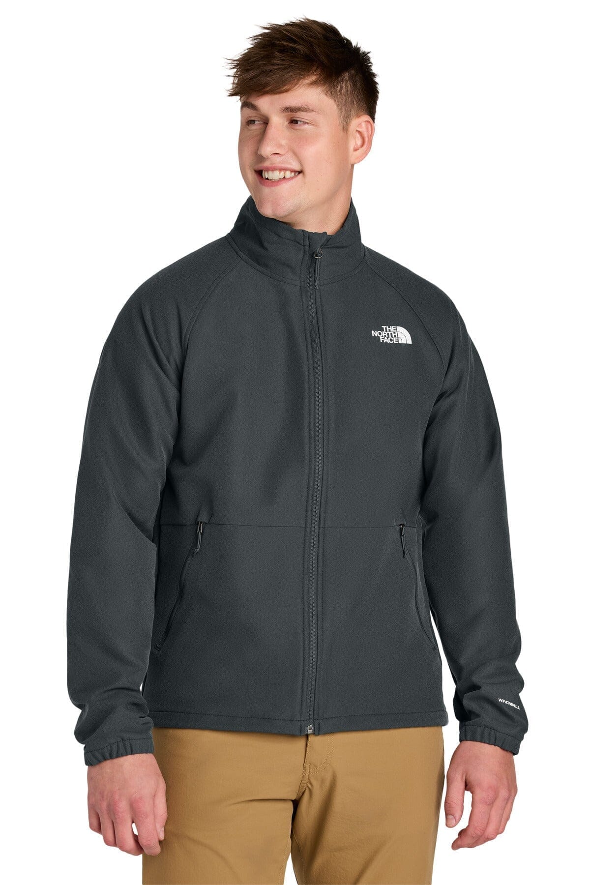 The North Face Barr Lake Soft Shell Jacket Asphalt Grey Dark Heather - Velmont & Rossi