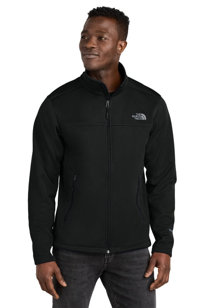 The North Face Chest Logo Ridgewall Soft Shell Jacket Shady Blue - Velmont & Rossi