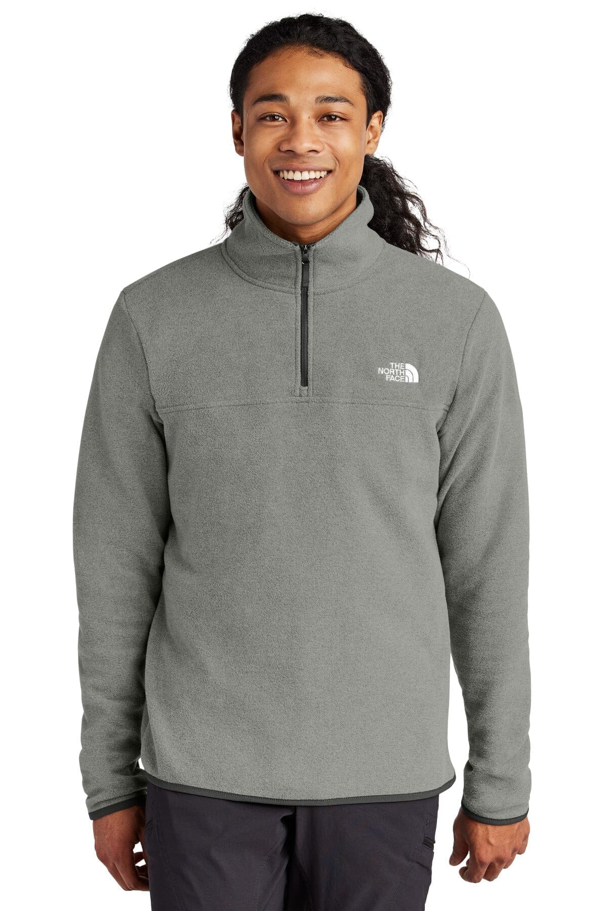 The North Face Glacier 1 4 Zip Fleece Hero Blue/ Black - Velmont & Rossi