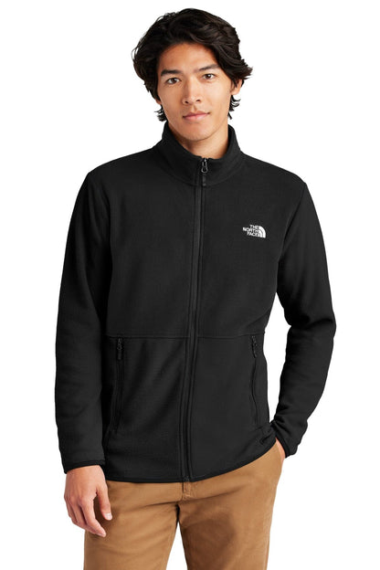 The North Face Glacier Full-Zip Fleece Jacket Black - Velmont & Rossi
