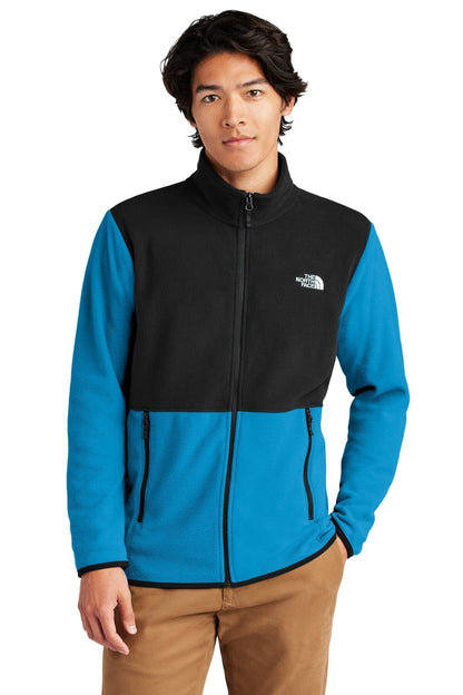 The North Face Glacier Full Zip Fleece Jacket Black - Velmont & Rossi