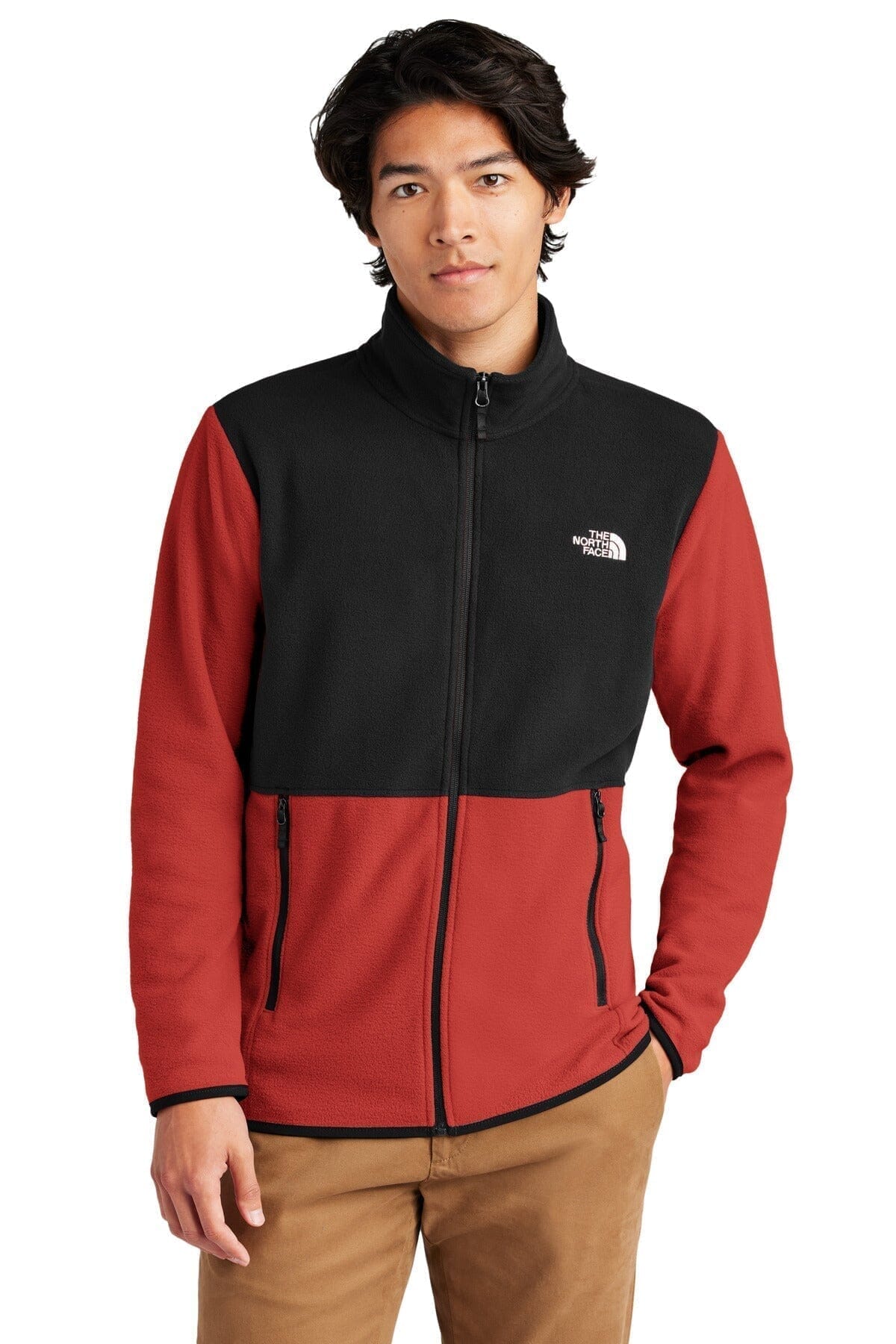 The North Face Glacier Full Zip Fleece Jacket Black - Velmont & Rossi