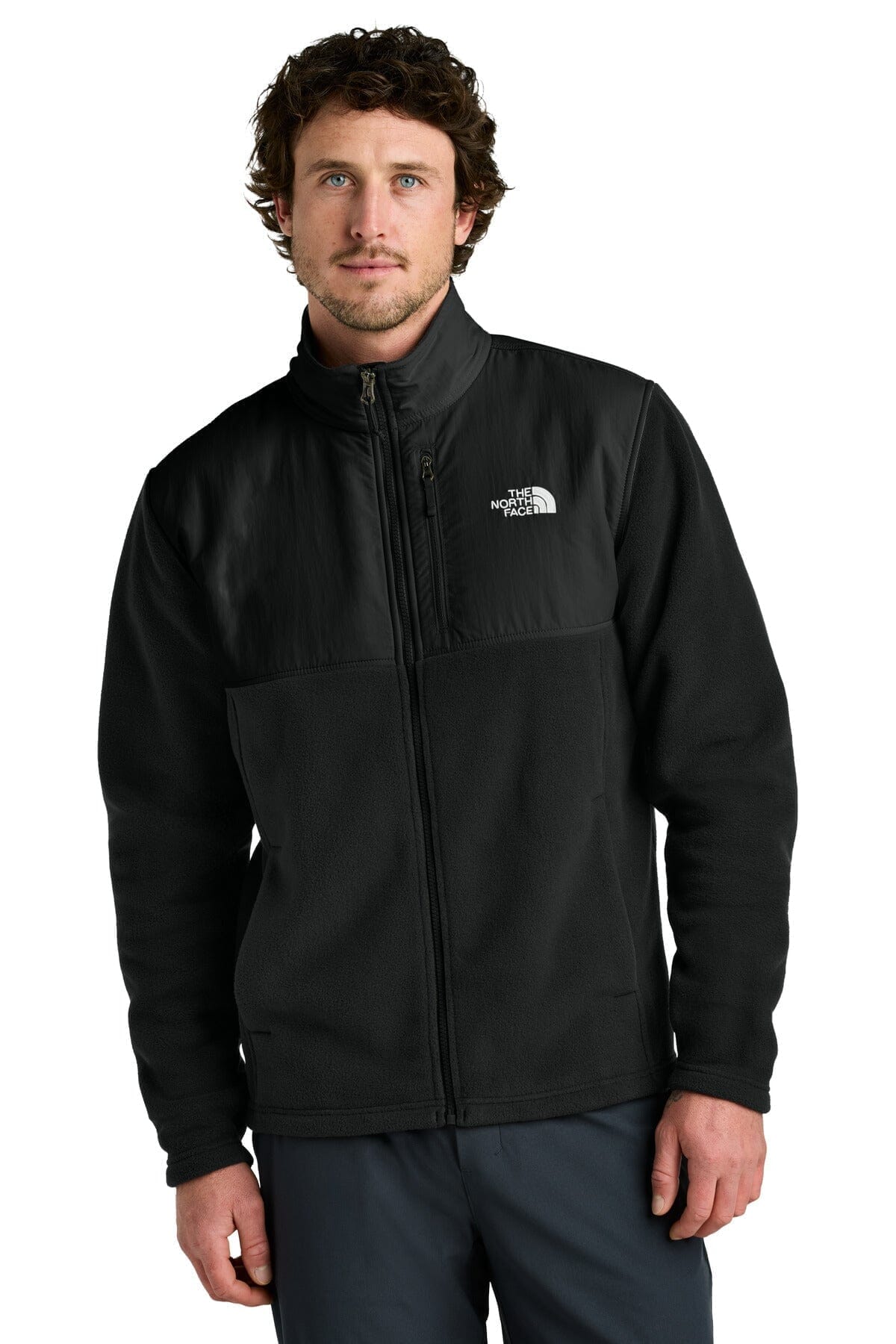 The North Face Highest Peak Full Zip Fleece Jacket Hero Blue/Black - Velmont & Rossi