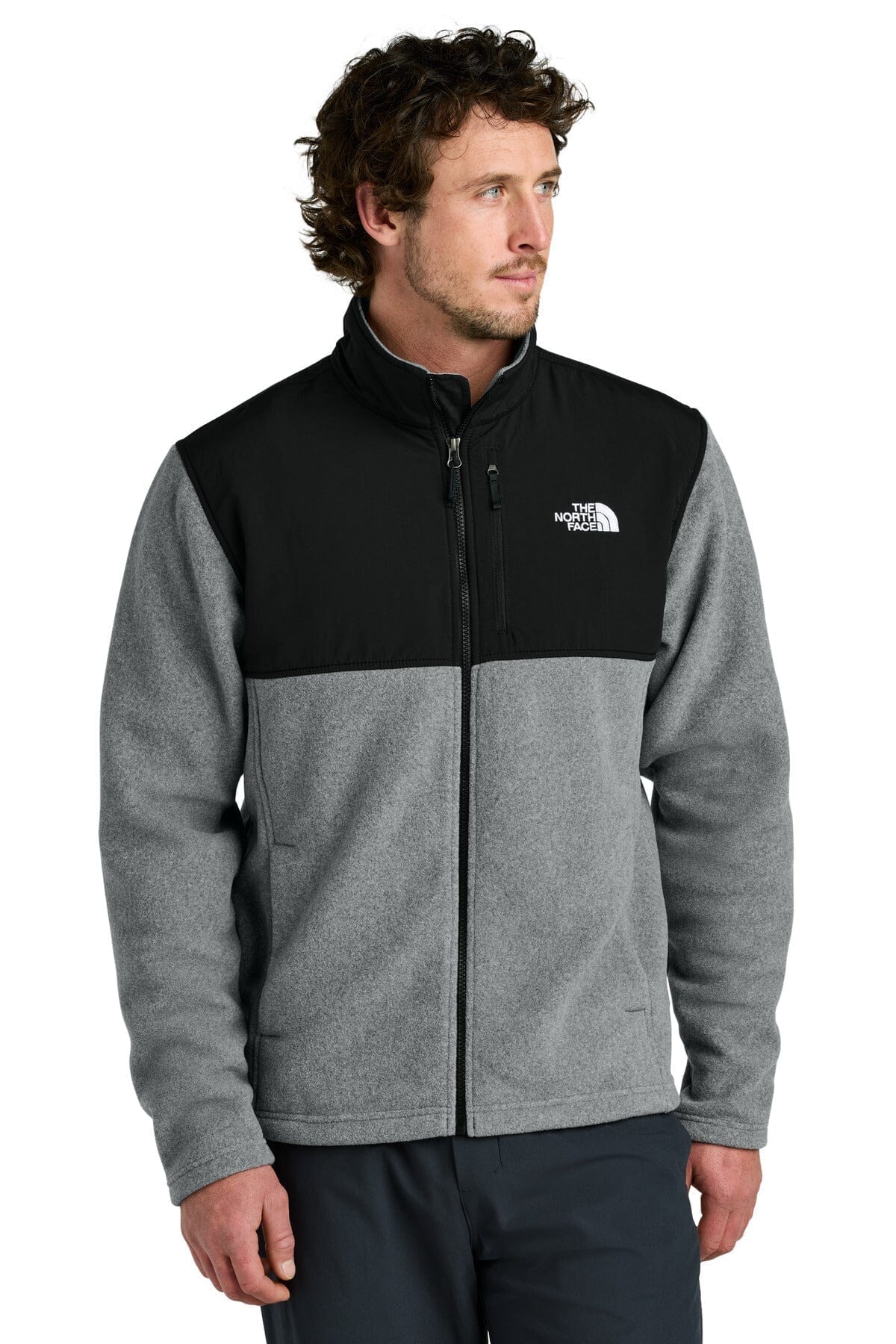 The North Face Highest Peak Full Zip Fleece Jacket Hero Blue/Black - Velmont & Rossi