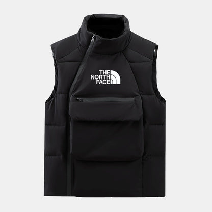 The North Face Quilted Wool-Blend Cable-Knit Knit Sweater Black - Velmont & Rossi