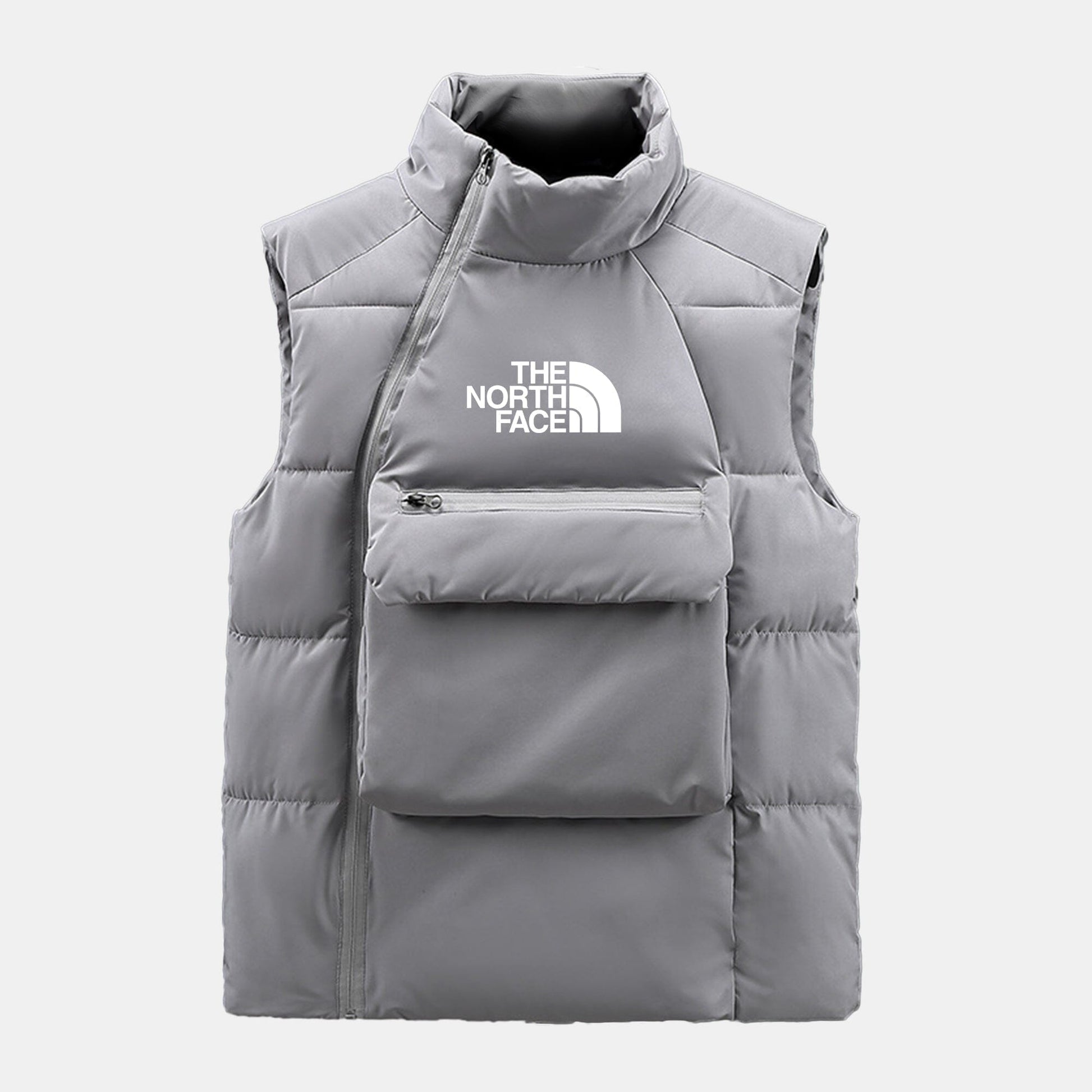 The North Face Quilted Wool Blend Cable Knit Knit Sweater Black - Velmont & Rossi