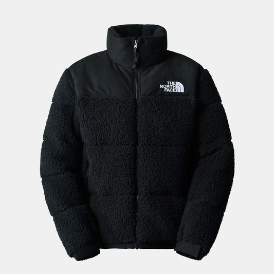 The North Face Sherpa Essential Down Puffer Jacket Black - Velmont & Rossi
