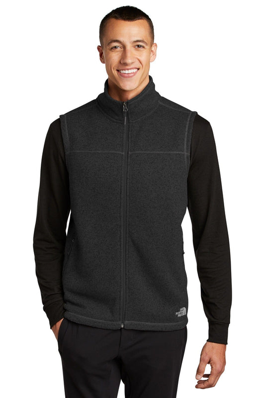The North Face Sweater Fleece Vest Black Heather - Velmont & Rossi