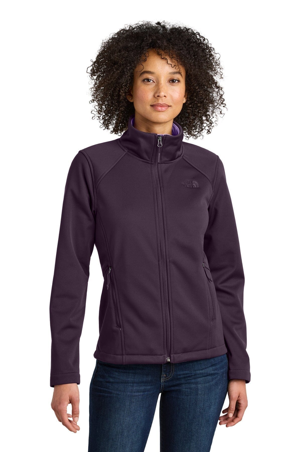The North Face Women S Chest Logo Ridgewall Soft Shell Jacket Black - Velmont & Rossi