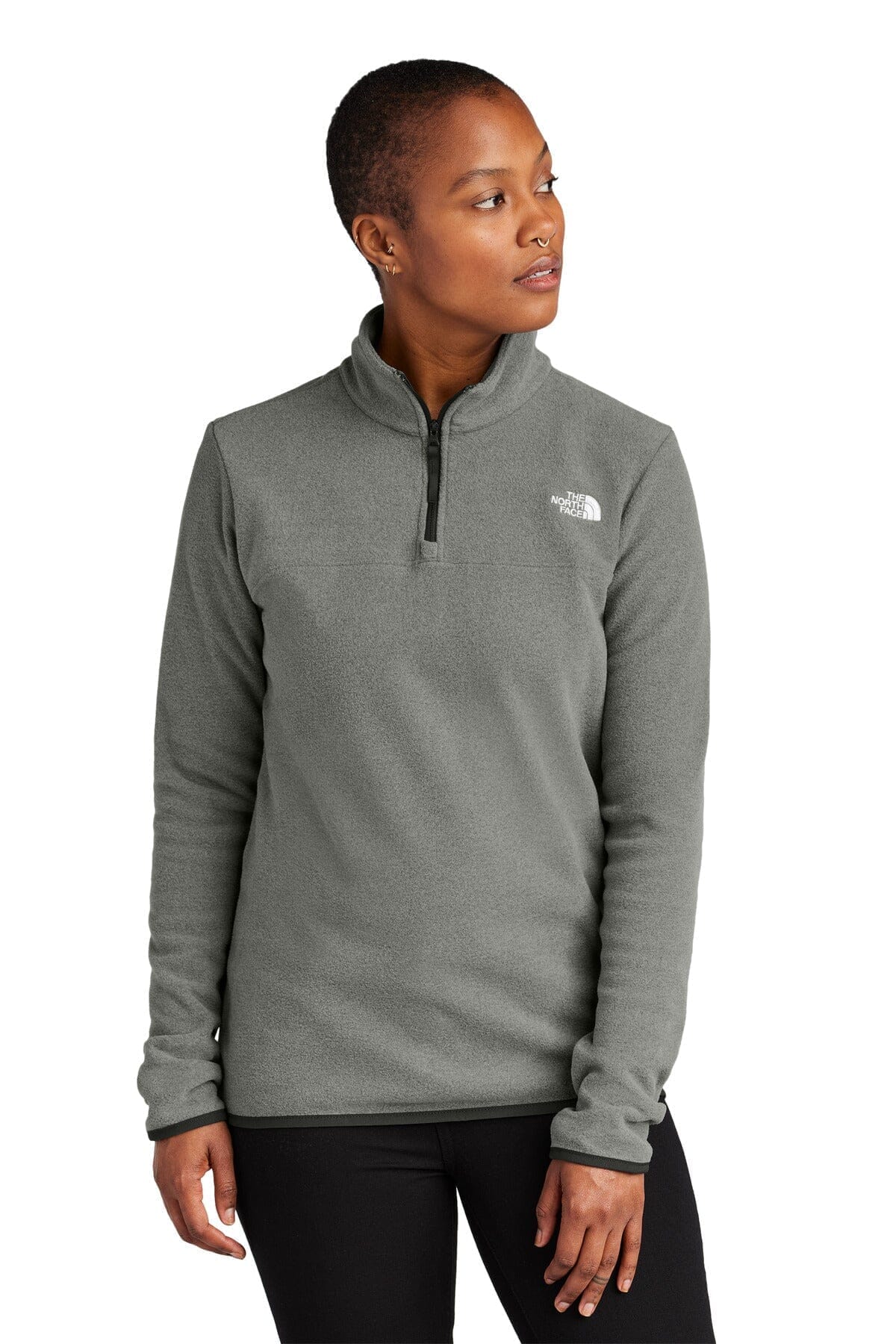 The North Face Women S Glacier 1 4 Zip Fleece Hero Blue/ Black - Velmont & Rossi
