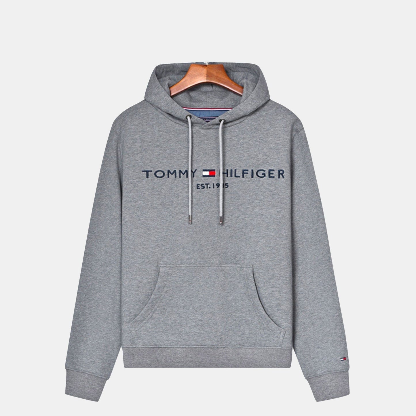 Tommy Hilfiger Premium Cotton Hoodie Black - Velmont & Rossi