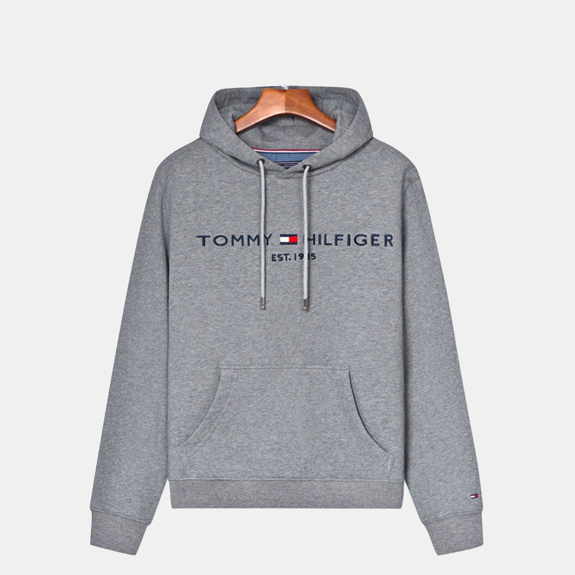 Tommy Hilfiger Premium Cotton Hoodie Black - Velmont & Rossi